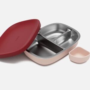 Lalo Bento Box - Berry & Cream - Set of TWO
